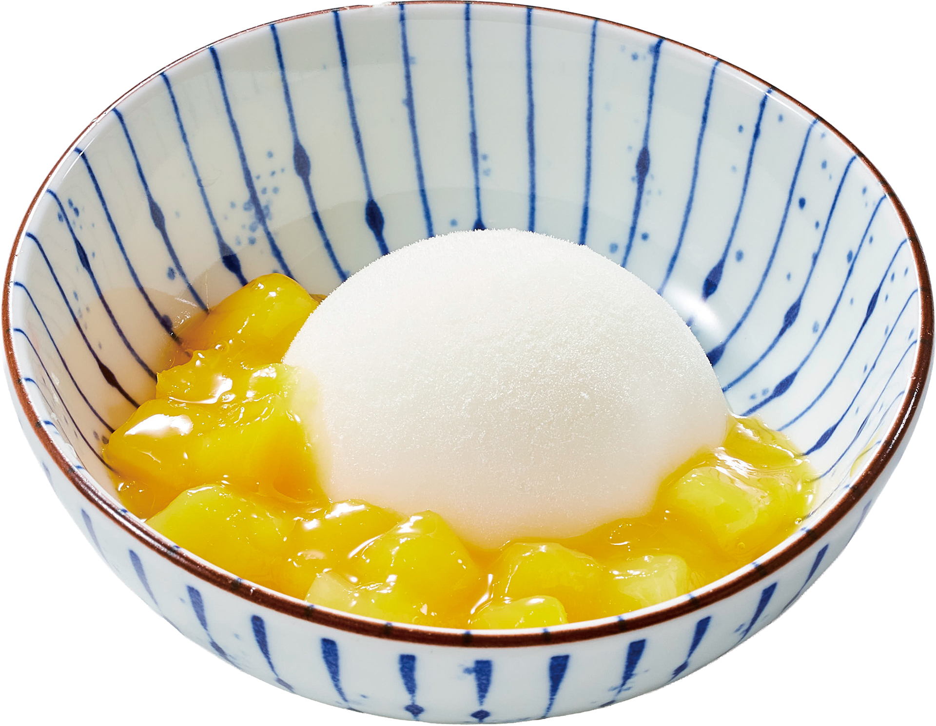 「ミルク葛アイス（ごろっとマンゴー）」シングル（200円）