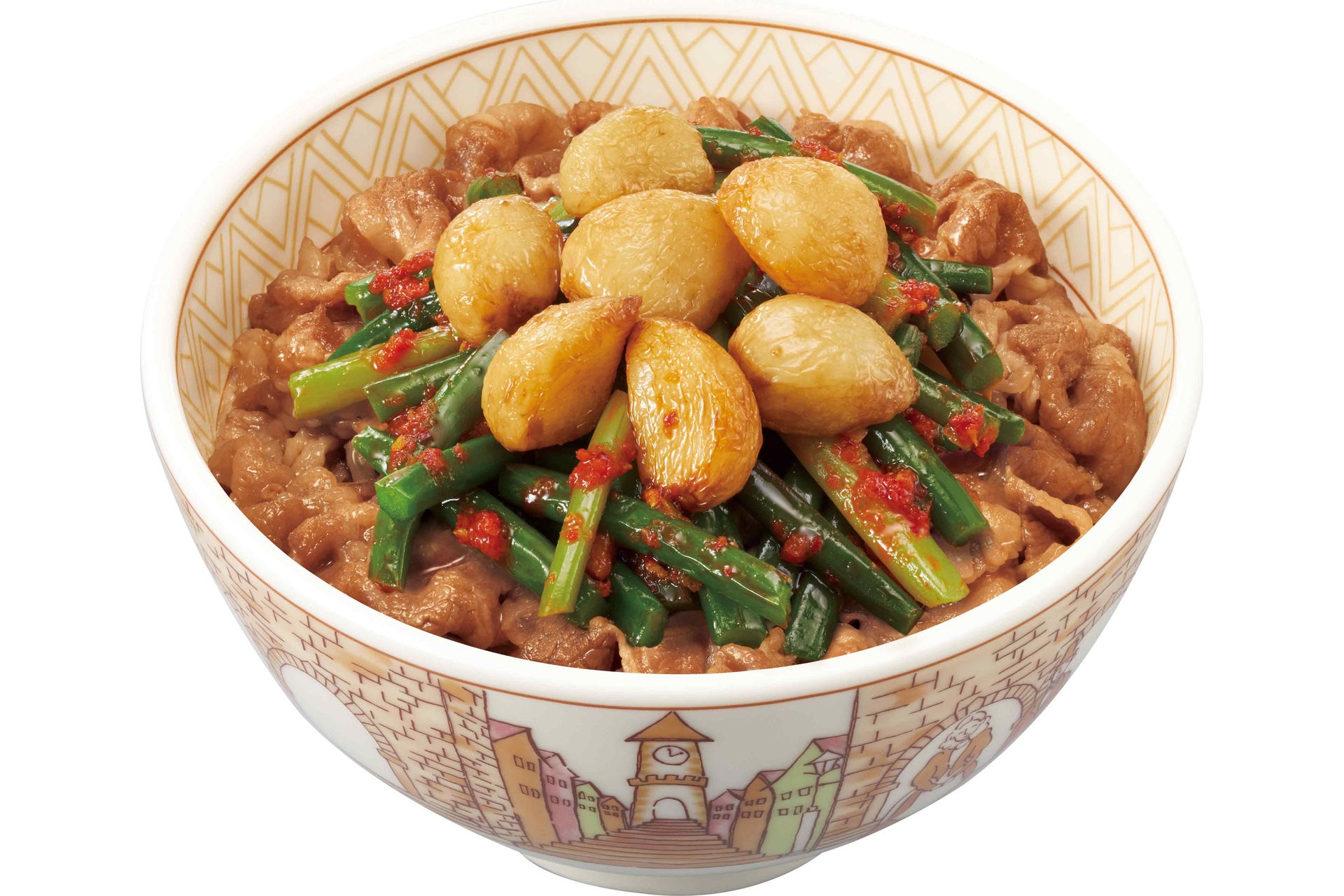 ダブルニンニク牛丼