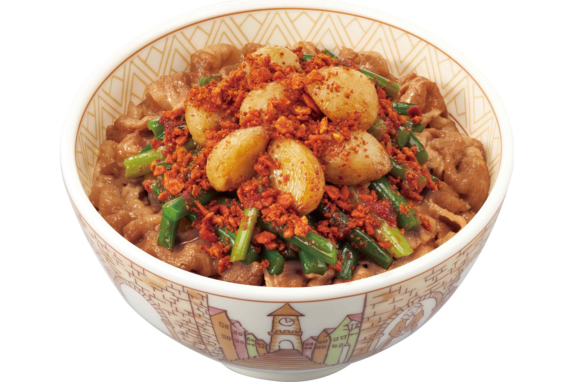 トリプルニンニク牛丼