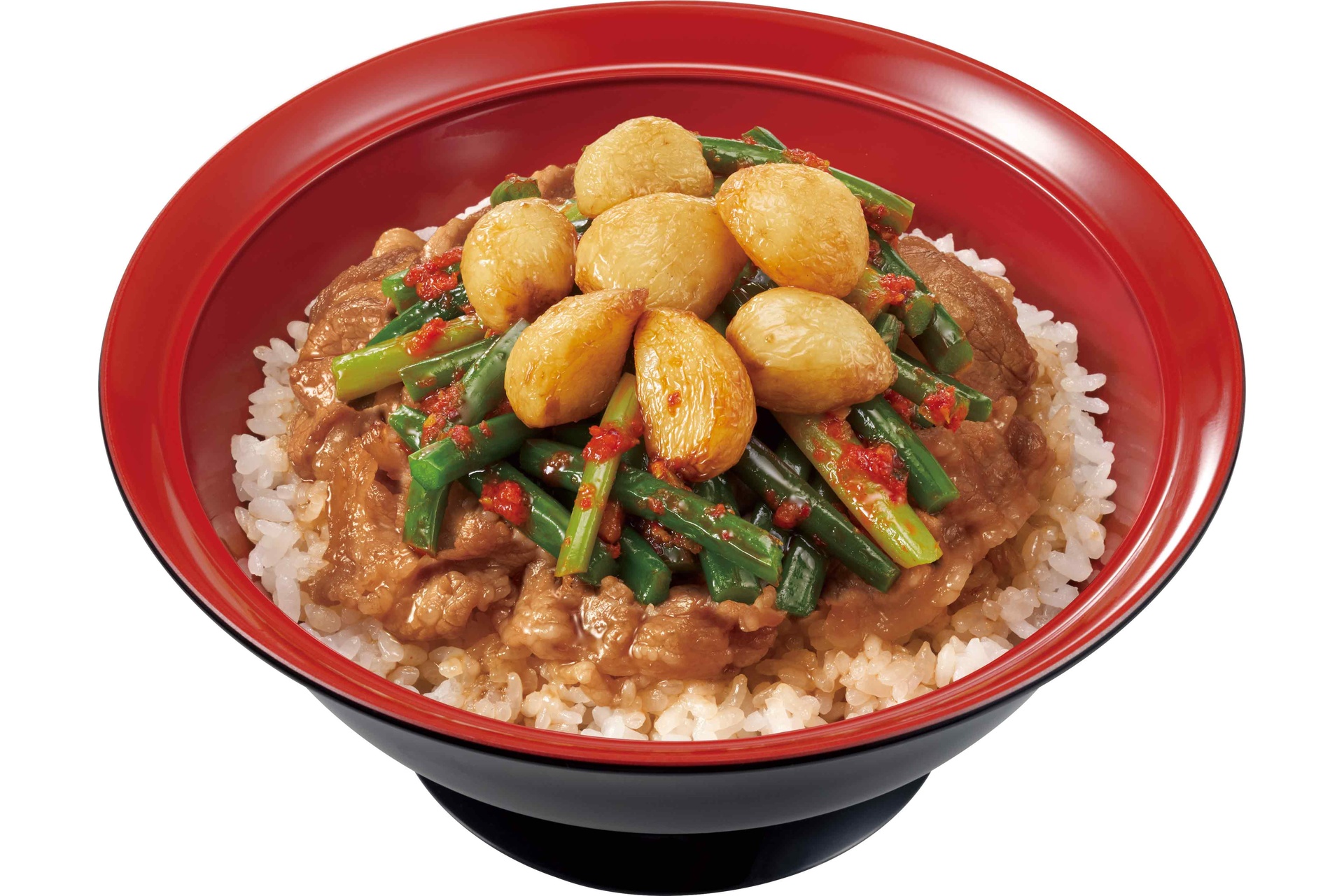 ダブルニンニク牛カルビ焼肉丼