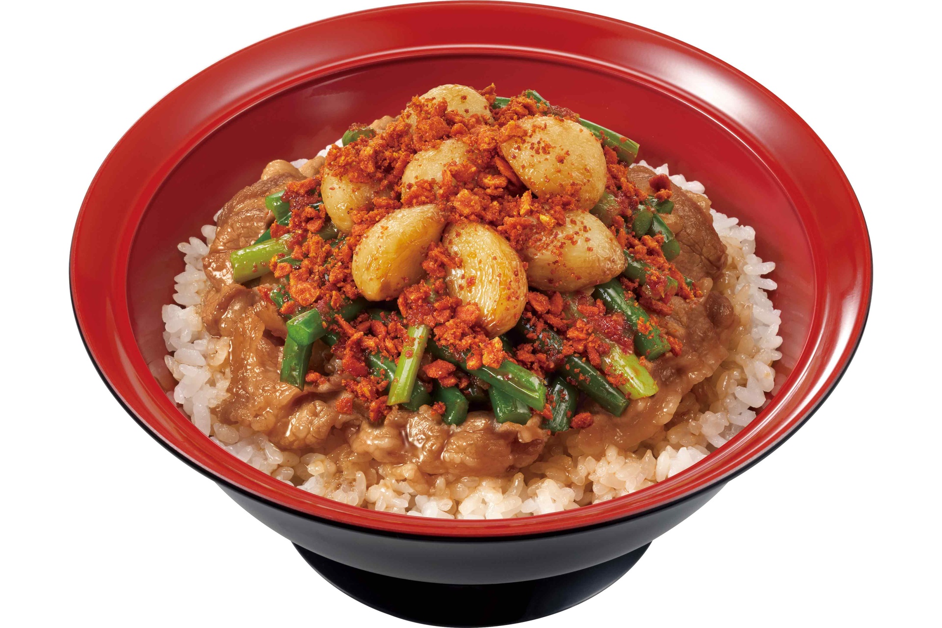 トリプルニンニク牛カルビ焼肉丼