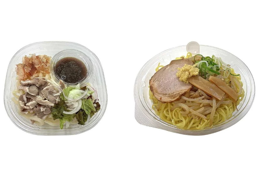 セブン-イレブン「おろしダレで食べる ラムしゃぶうどん」「濃厚スープの冷たい札幌みそラーメン」