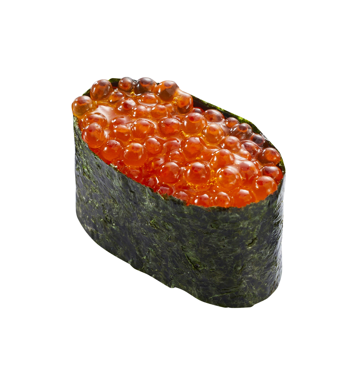 「“北欧サーモンいくら”軍艦」（1貫 260円～）