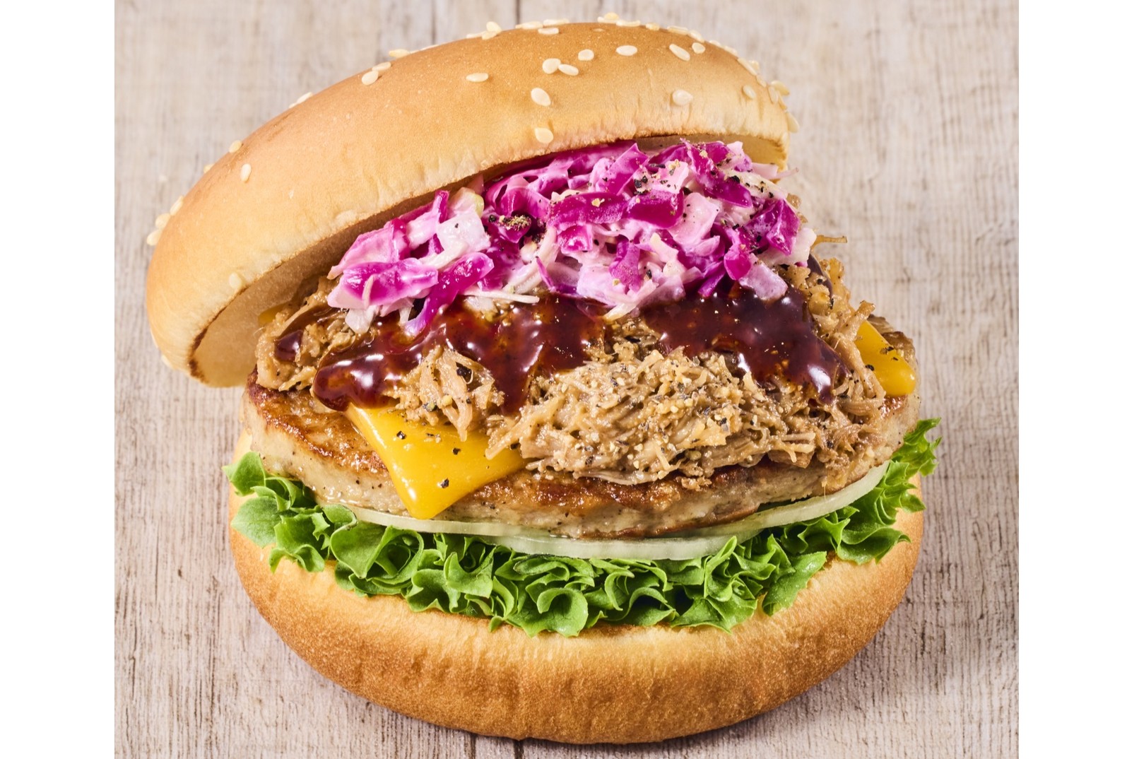 スパイシープルドポークバーガー
