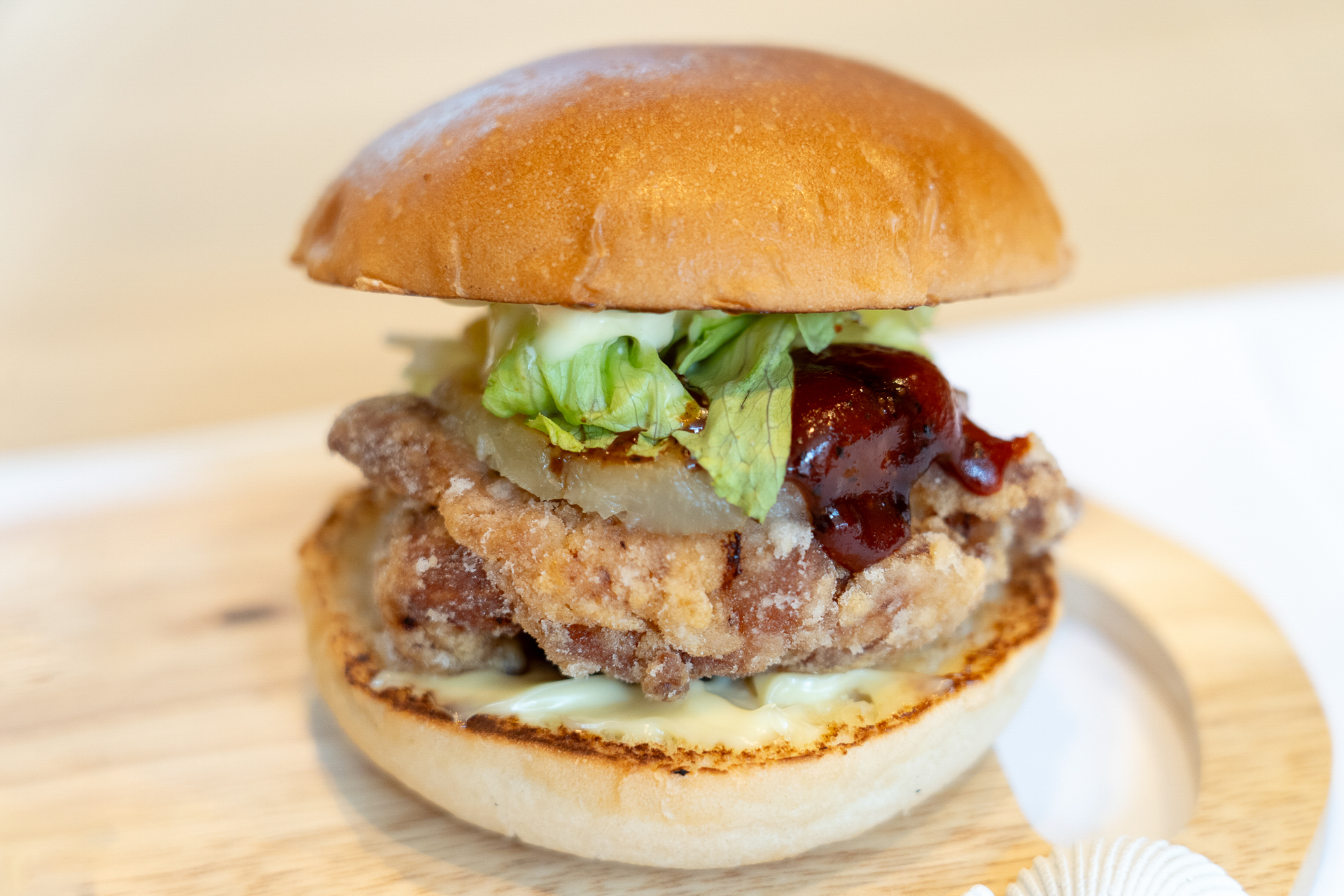 BBQパインチキンバーガー 580円