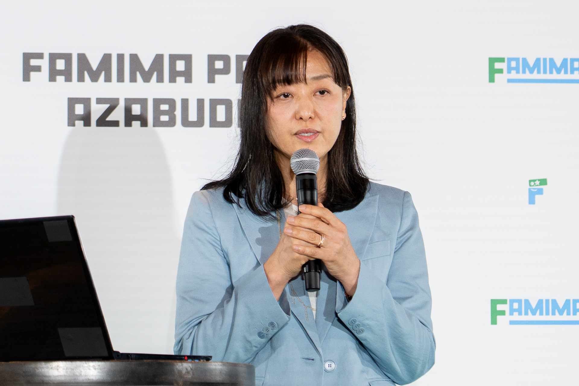 「FAMIMA PARK AZABUDAI」のコンセプトや具体的な戦略を語った執行役員 ライフスタイル本部長 島田奈奈氏