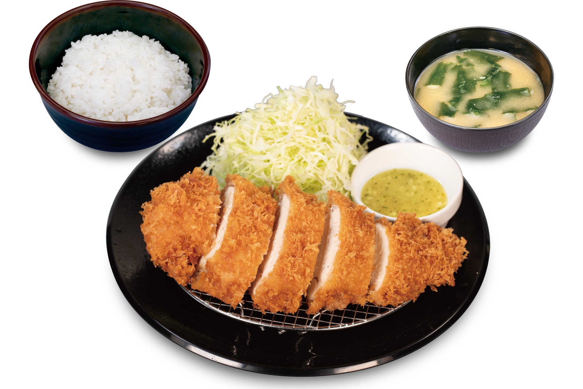 “肉厚”チキン“むね”かつ定食