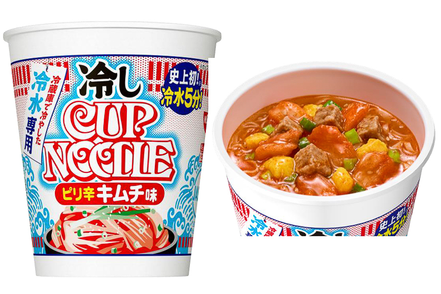 冷しカップヌードル ピリ辛キムチ味