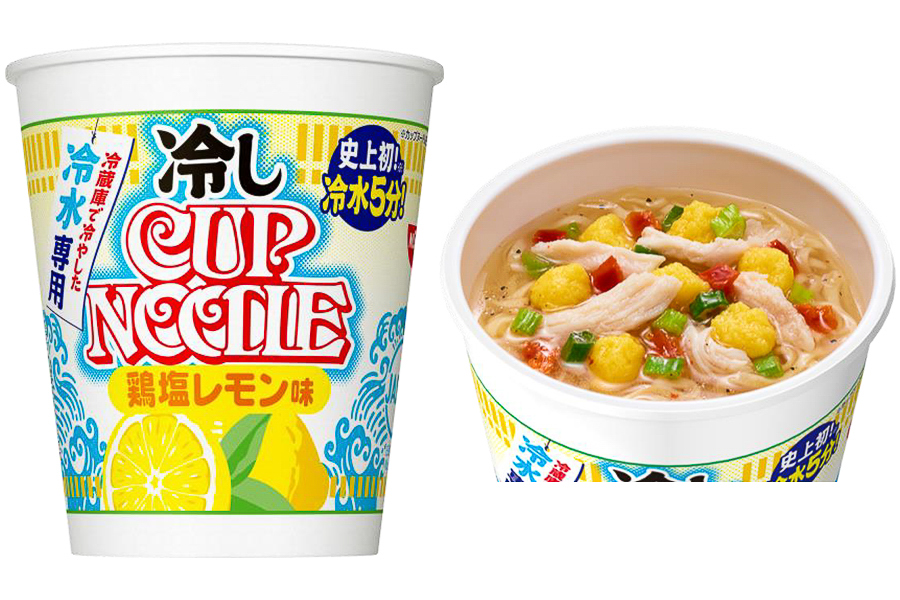 冷しカップヌードル 鶏塩レモン味