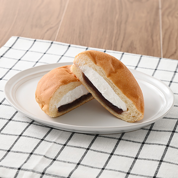 「も～っちり食感ホイップあんぱん」（158円）