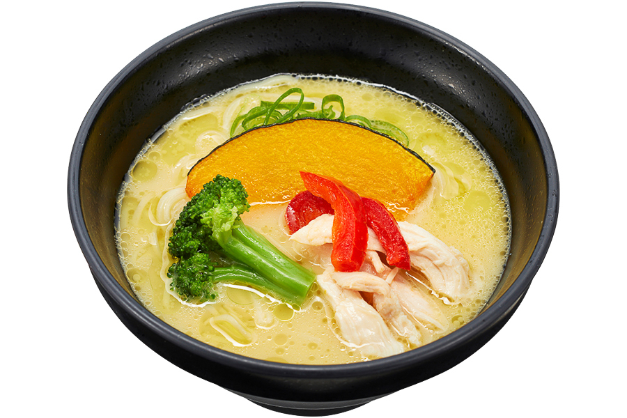 銀座篝 監修 濃厚鶏白湯ラーメン ～蒸し鶏のせ～
