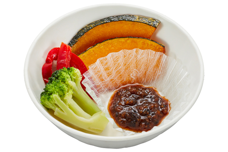 追いベジタブル ～銀座篝特製えび醤のせ～