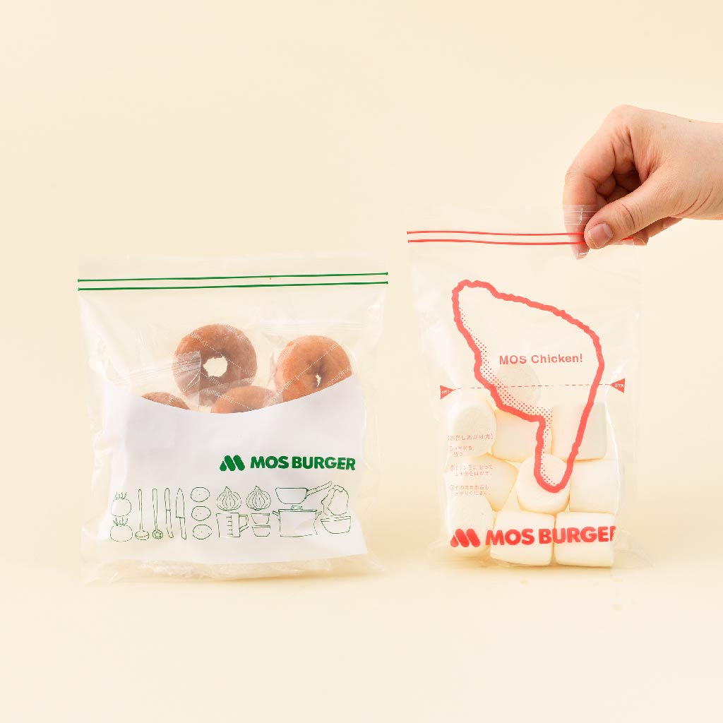 ジッパーバッグ（モスチキン袋風、ポテト袋風）
