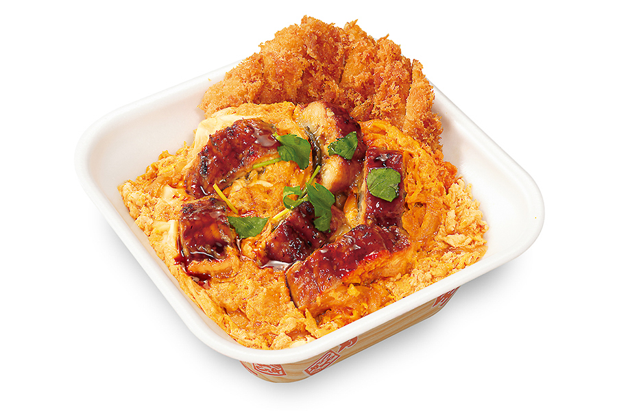 うな玉とロースカツの合い盛り丼弁当