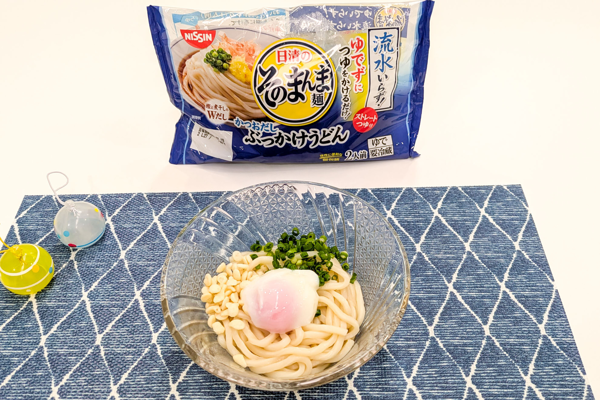 日清のそのまんま麺 かつおだしぶっかけうどん