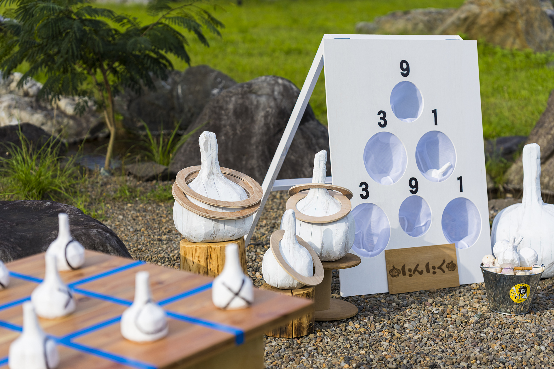 にんにくをモチーフにしたシンプルなアナログゲーム