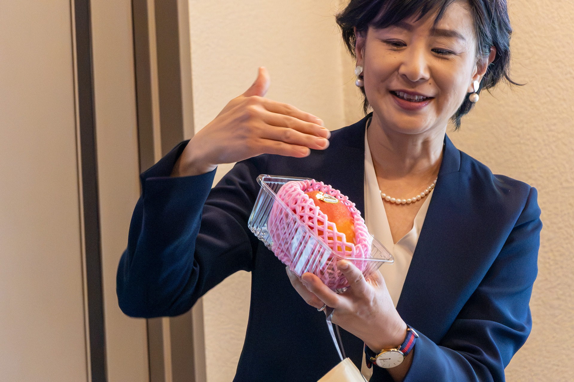 店内でも1日3個限定でグラシアスマンゴーを販売する