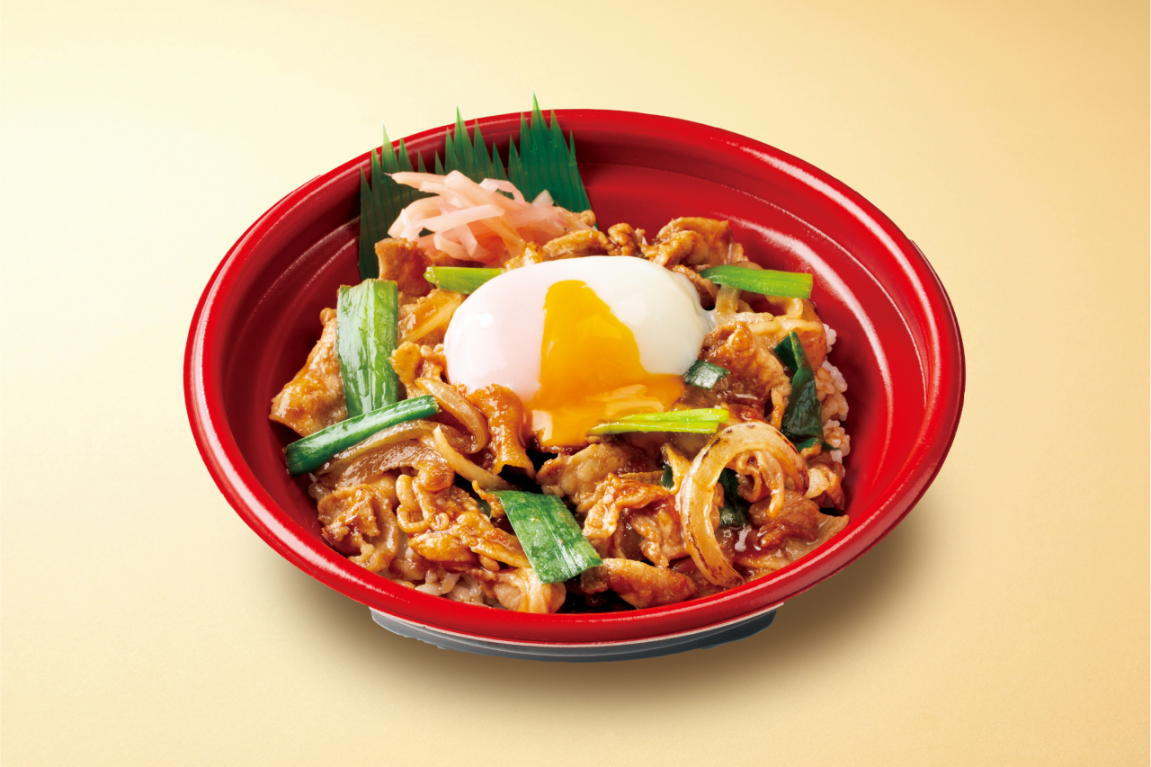 ニラニンニクスタミナ豚焼肉丼 半熟玉子つき