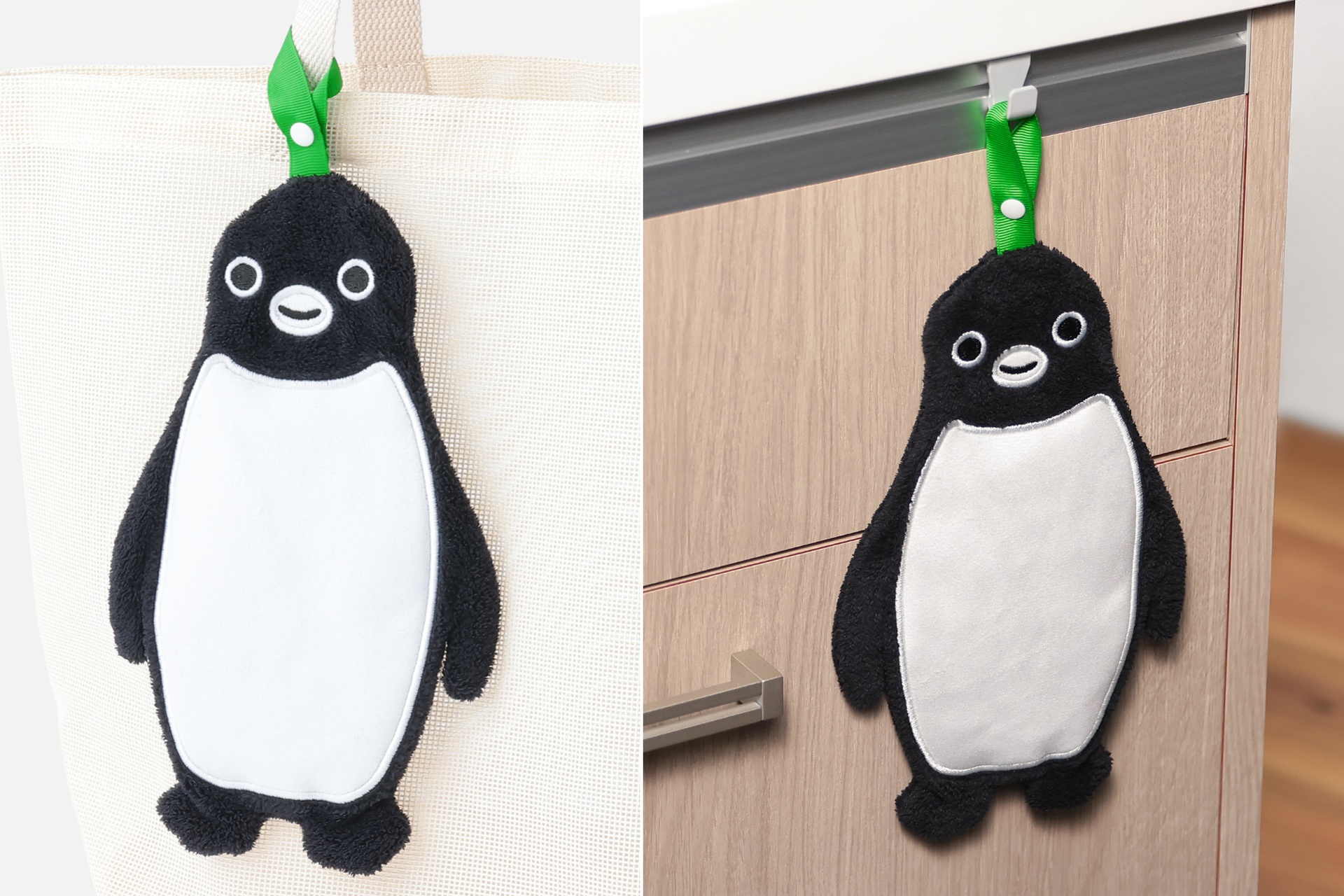 Suicaのペンギン ループ付きキャラふきタオル