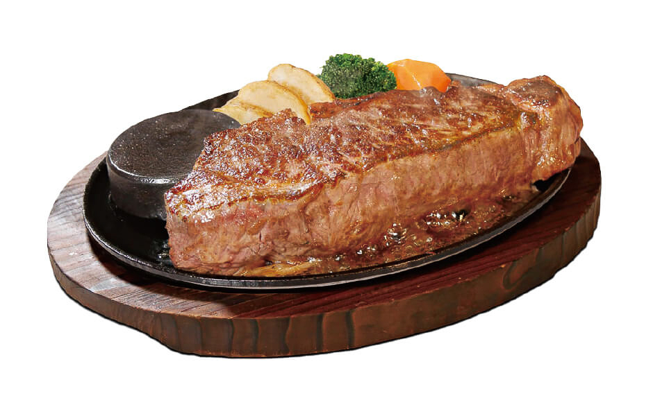 さくま「肉の日 お客様感謝デー」で50％増量するステーキ