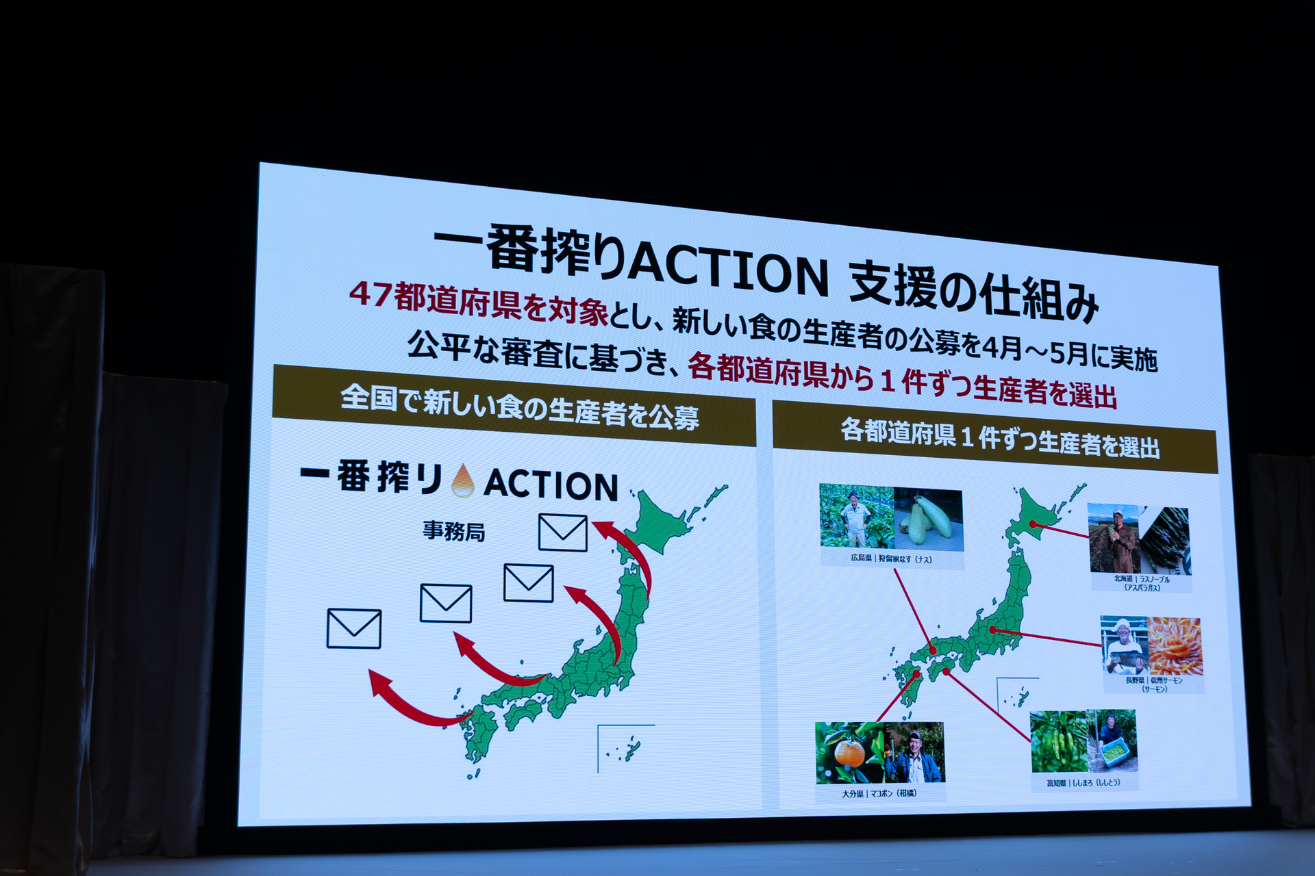 全国から生産者を公募