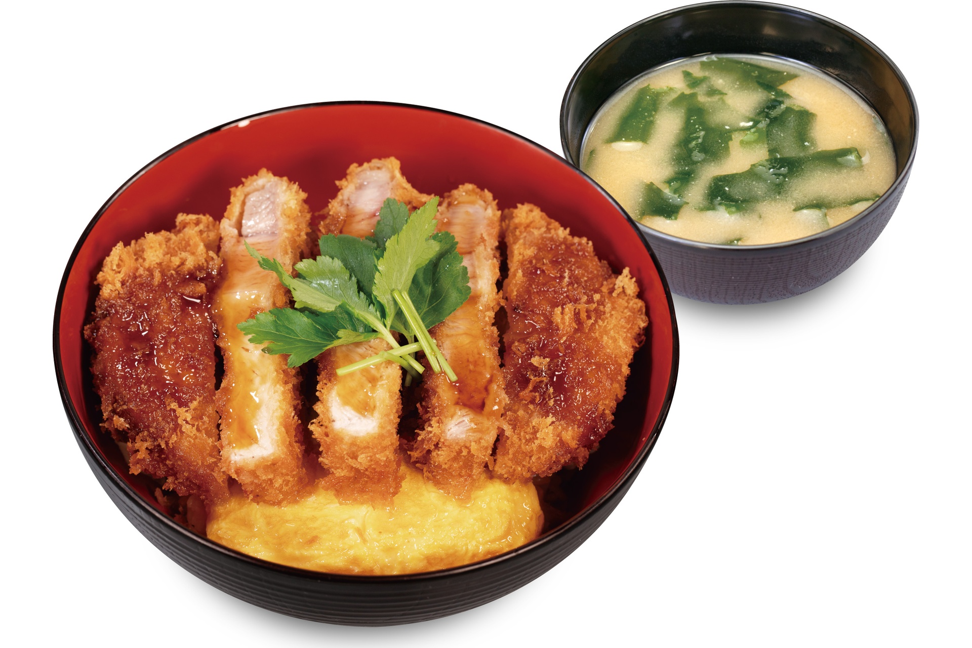 “超厚”リブロース and 玉子のタレかつ丼