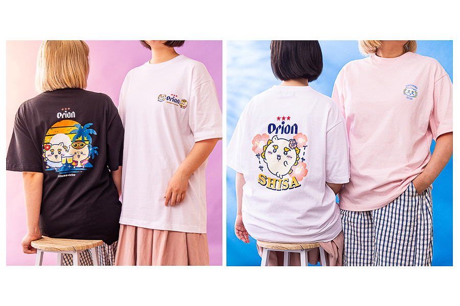 「ちいかわ×オリオンビール」のコラボTシャツ