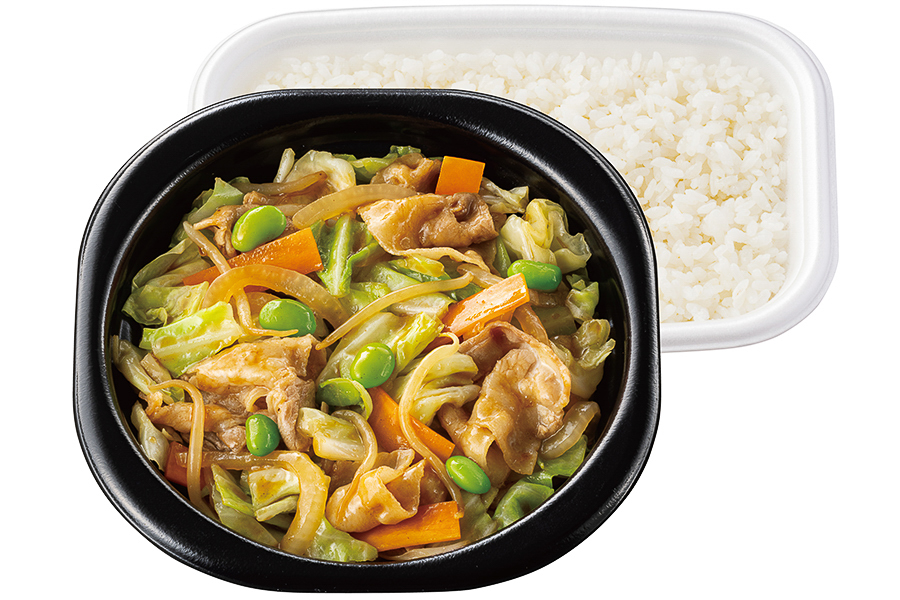 4位「肉野菜炒め弁当」