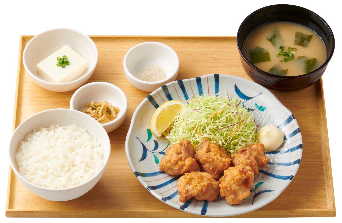 2位「から揚げ定食」