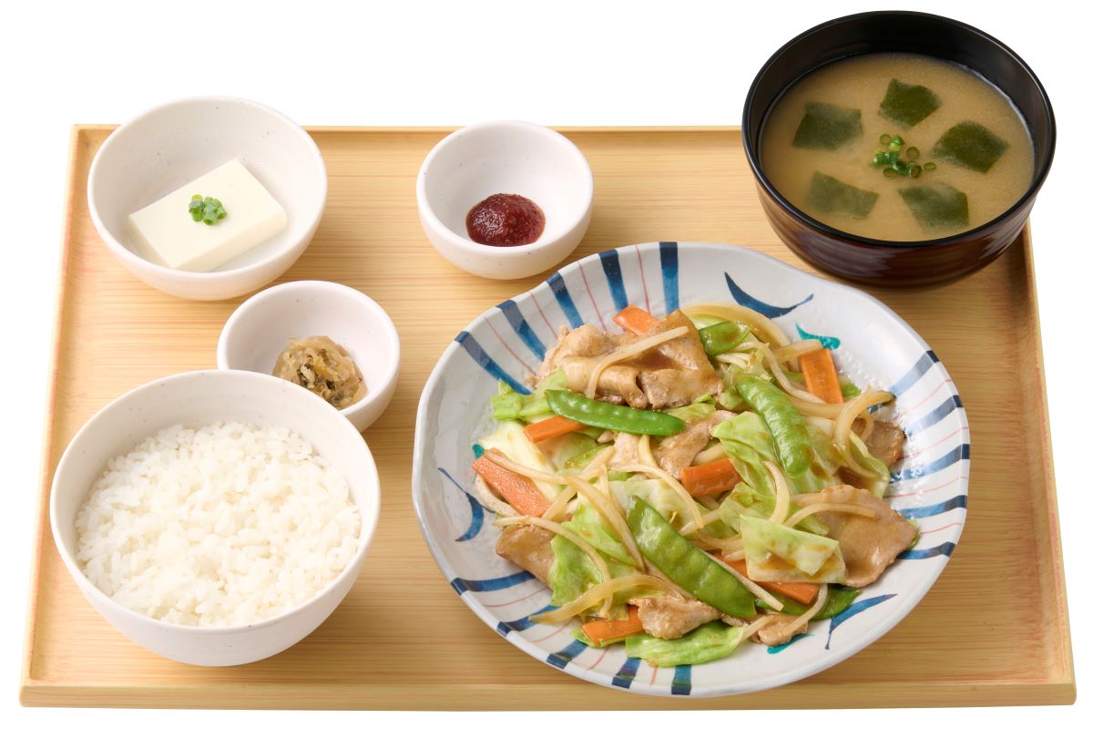 4位「肉野菜炒め定食」