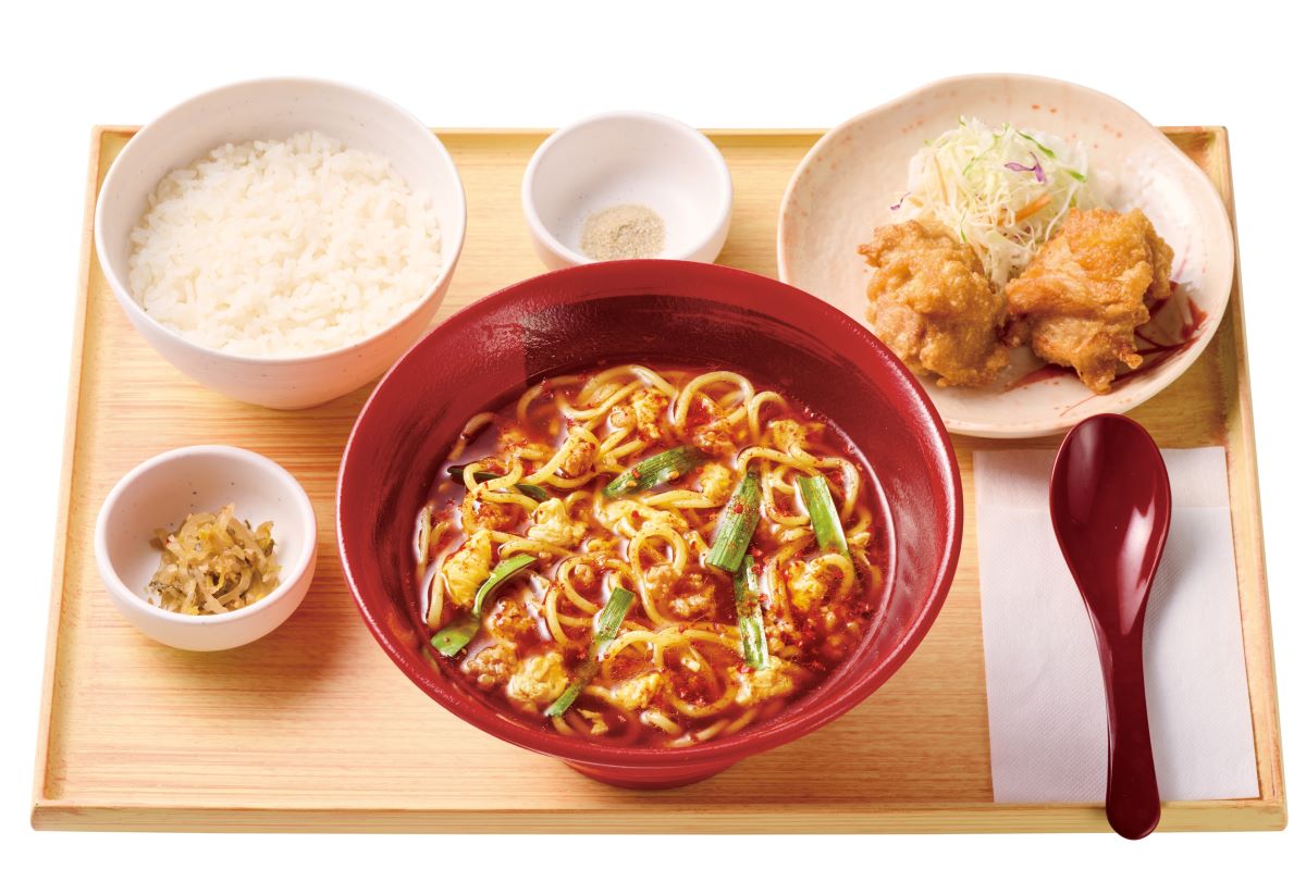4位【2月新商品】「辛うま麺とから揚げの定食」