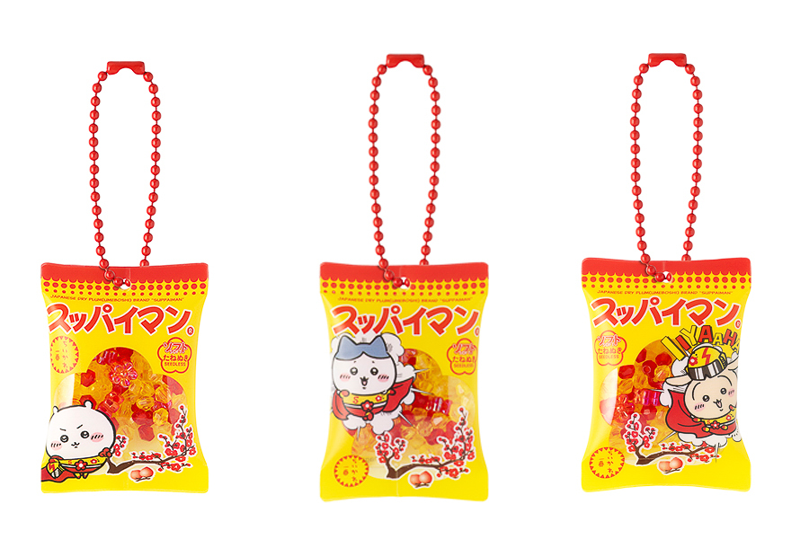 シャカシャカおかしキーホルダー3種