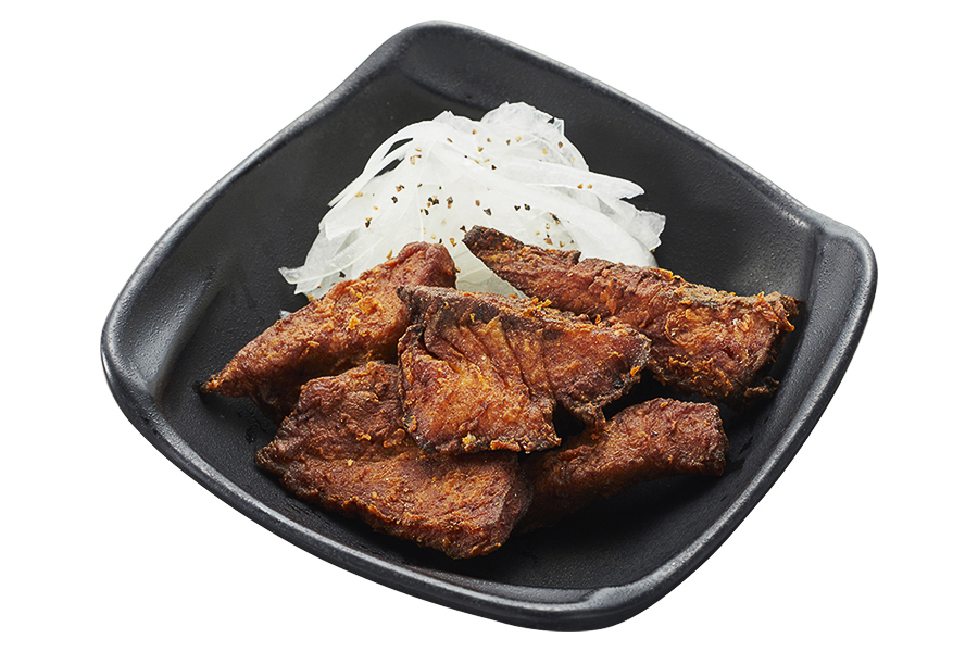 “まぐろ”とさかなの竜田揚げオニオンスライス