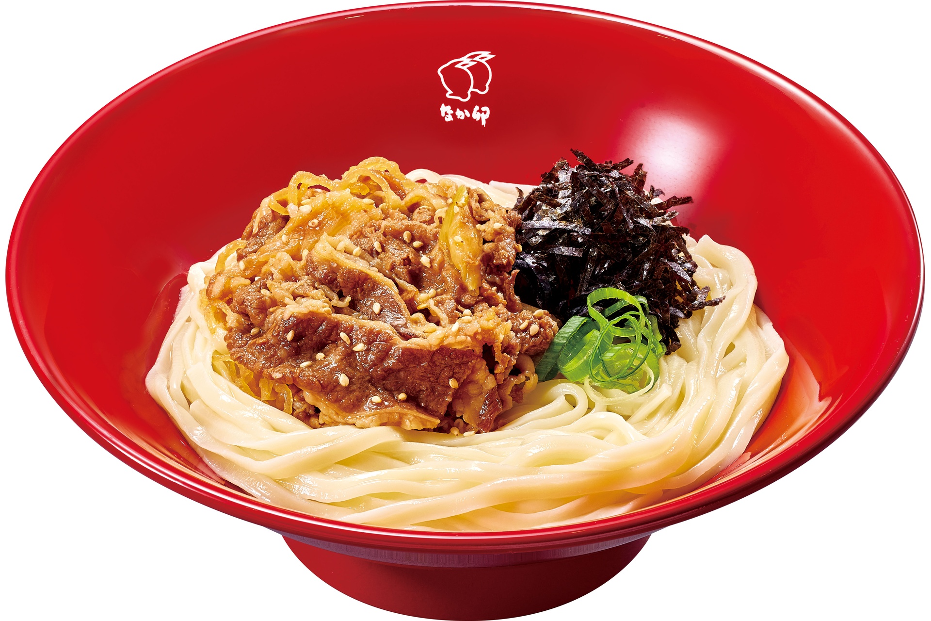 なか卯の「金胡麻冷やし牛肉つけうどん」