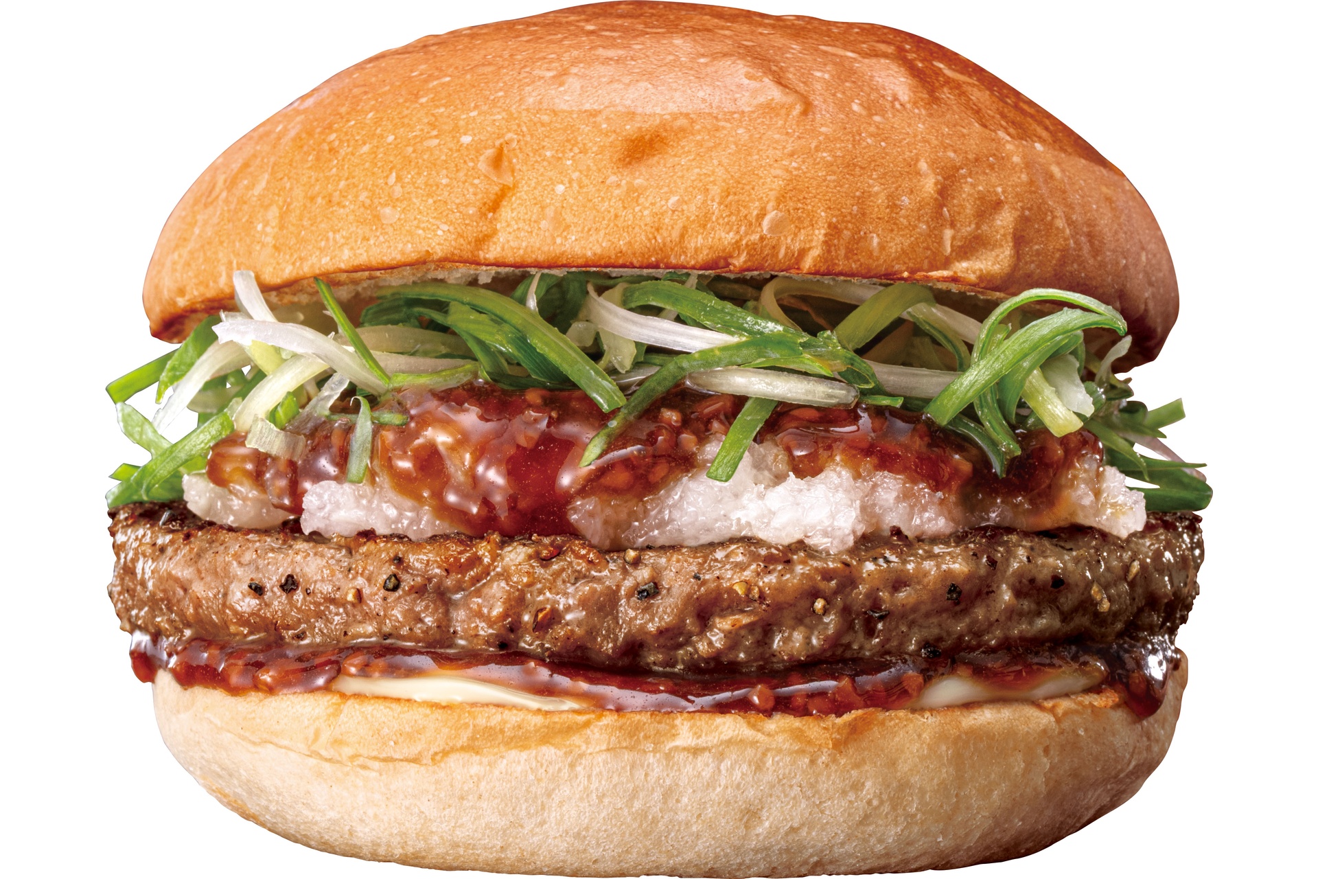 ゼッテリアの「にんにく醤油おろしビーフバーガー」