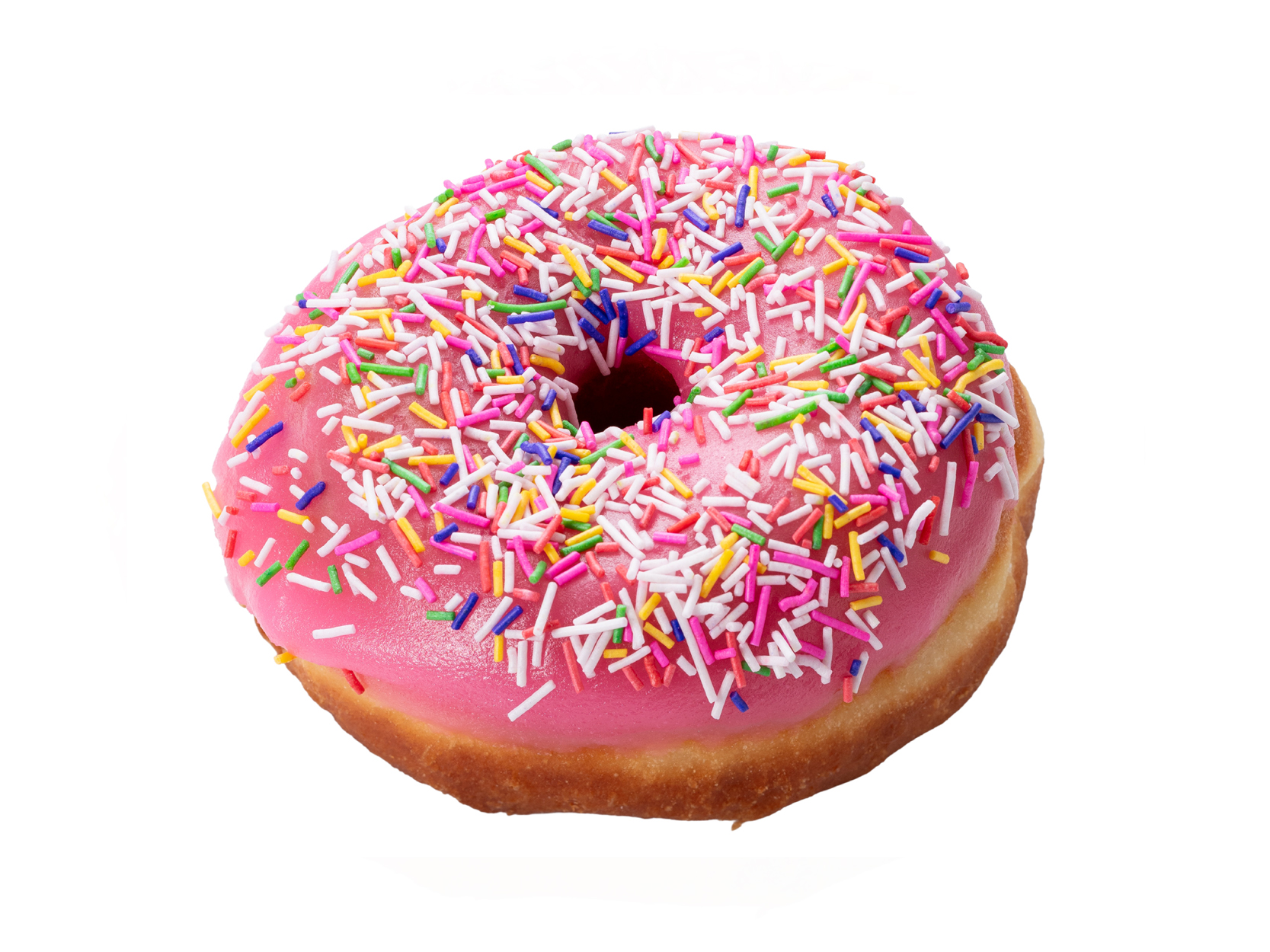 「ピンクレイズドスプリンクルズ（PINK RAISED W/SPRINKLES）」（440円）