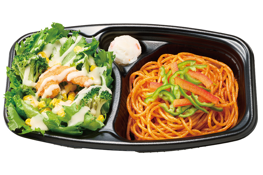 サラダナポリタン弁当