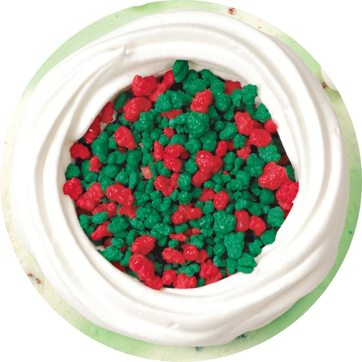 チョコプレートを外すと2色のポップロックキャンディが出てくる