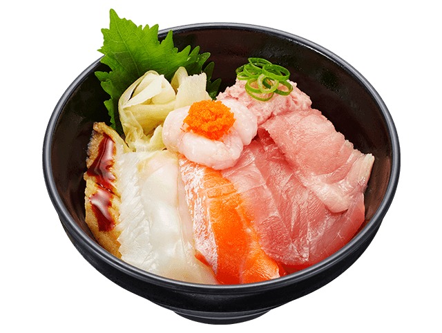 「贅沢 9種の海鮮丼」（990円）