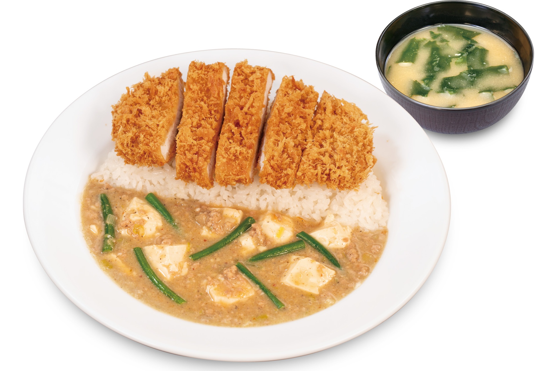 ロースかつ“白”麻婆ライス