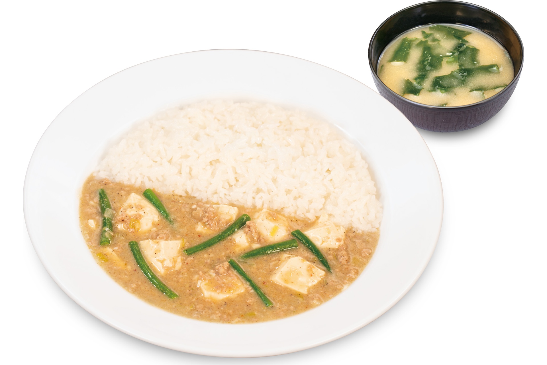 “白”麻婆ライス
