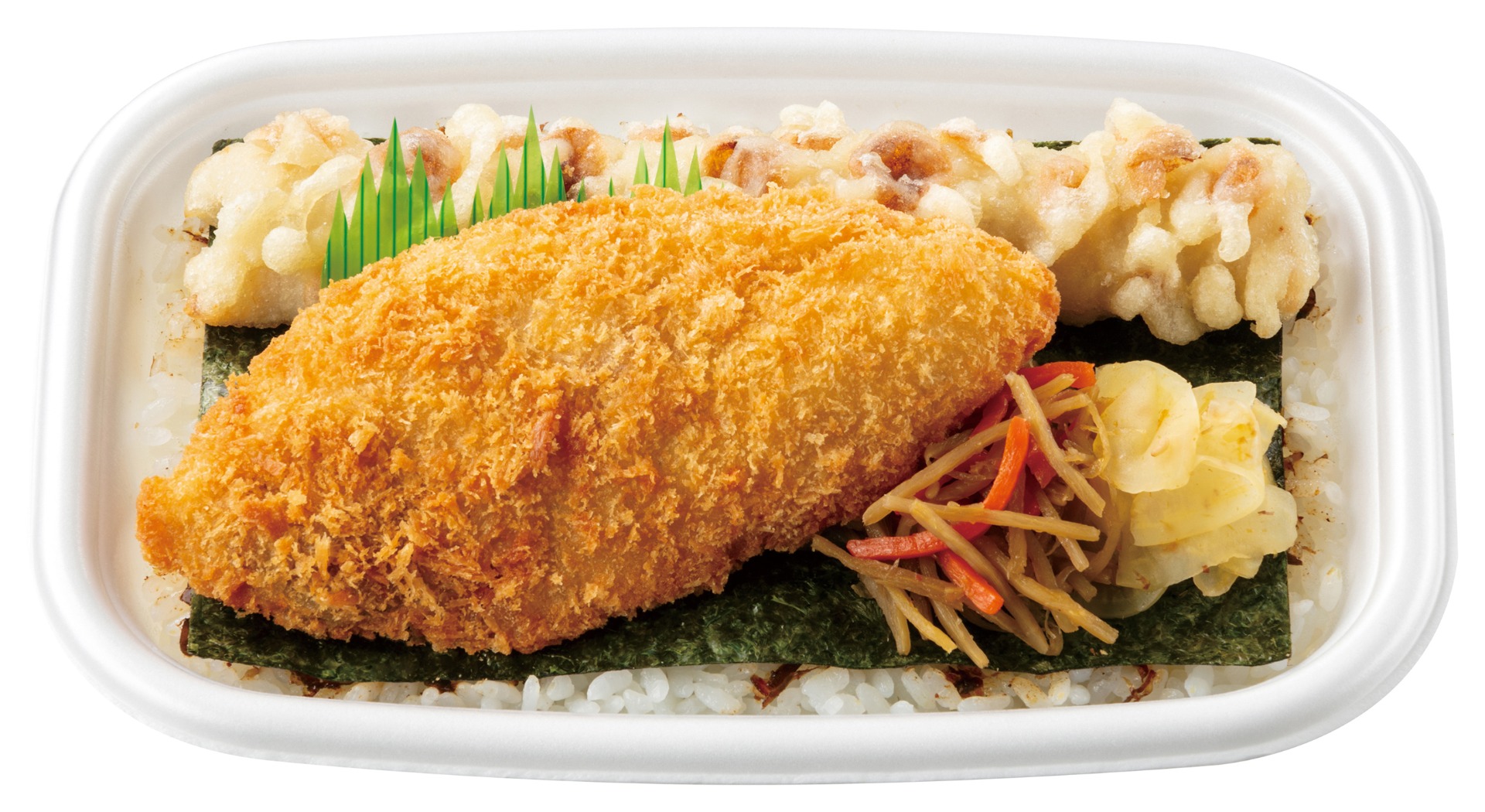 全国版1位「のり弁当」