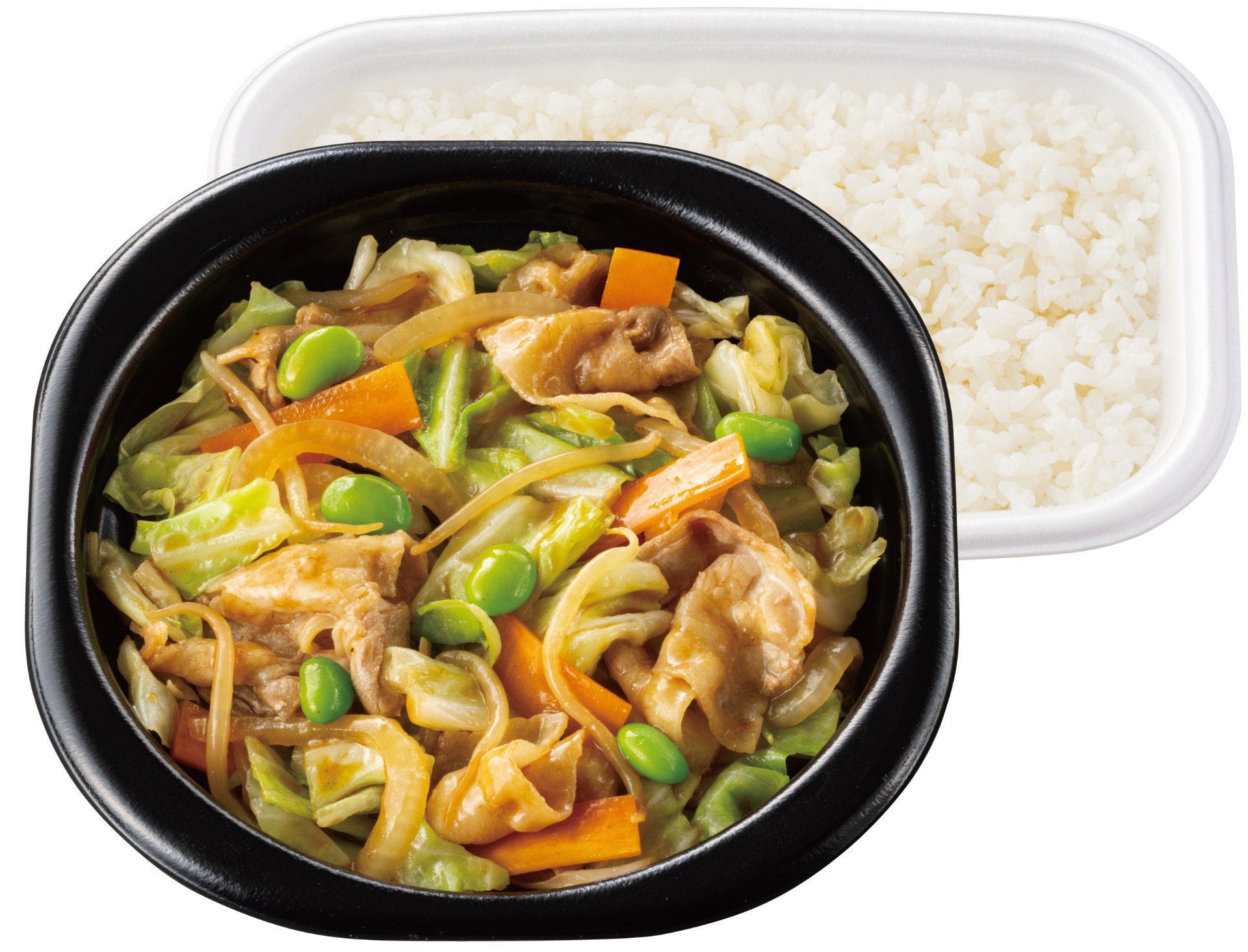 全国版4位「肉野菜炒め弁当」
