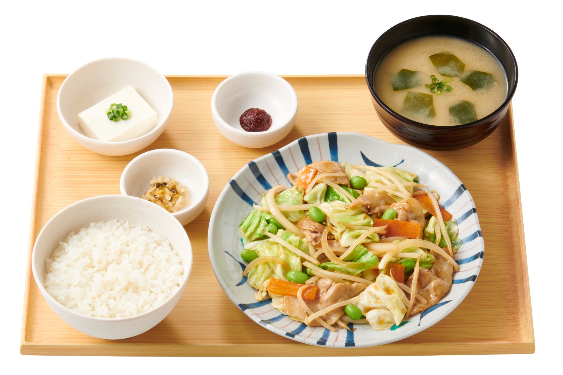 全国4位「肉野菜炒め定食」