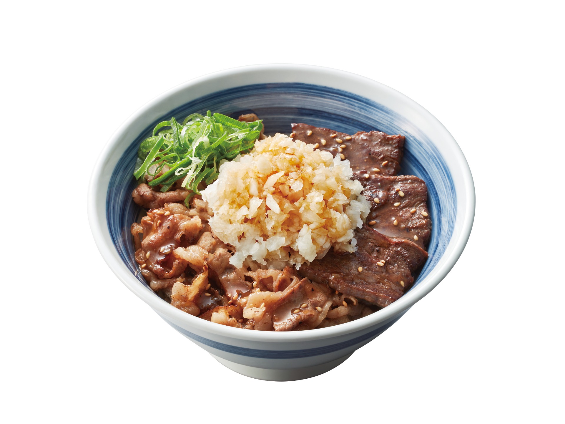 さっぱりぽん酢 鬼おろし牛カルビとハラミ丼