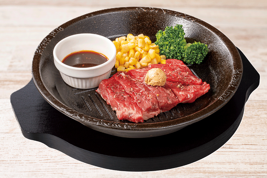 名物のワイルドジューシーステーキ