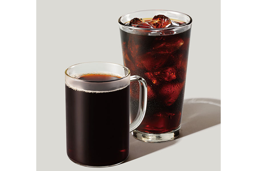 オーダーを受けてから豆をひいて抽出するブリュード コーヒー