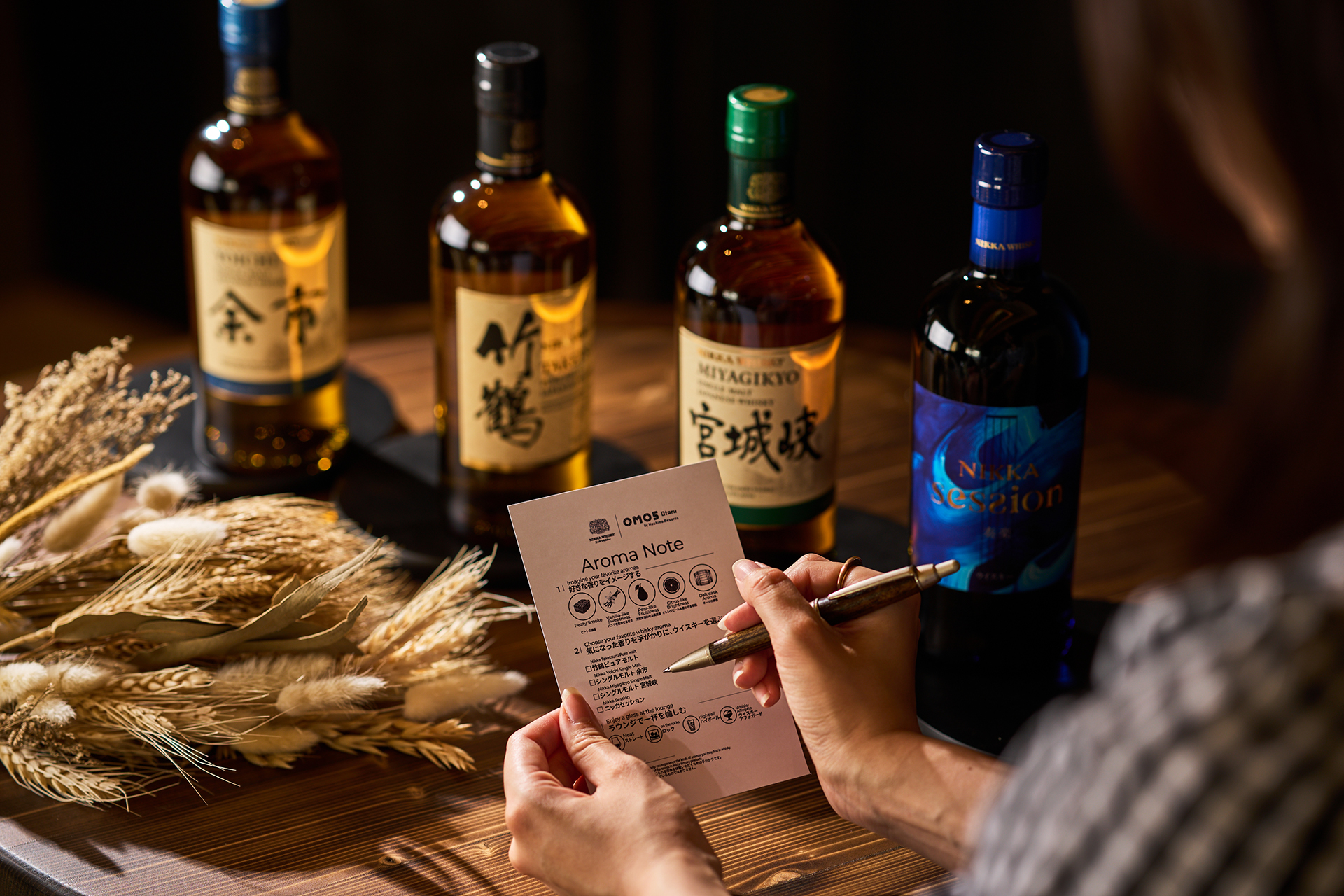 気になった印象を記す「Aroma Note」