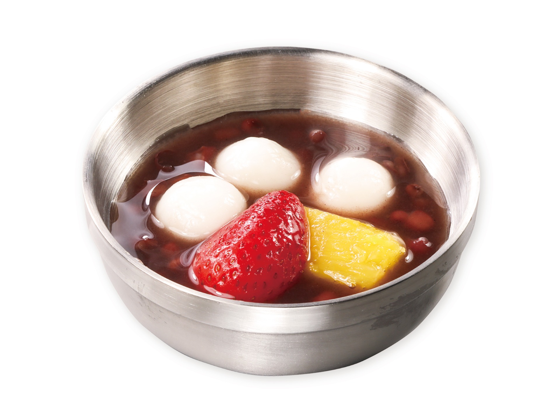 「冷やしフルーツぜんざい」（250円）