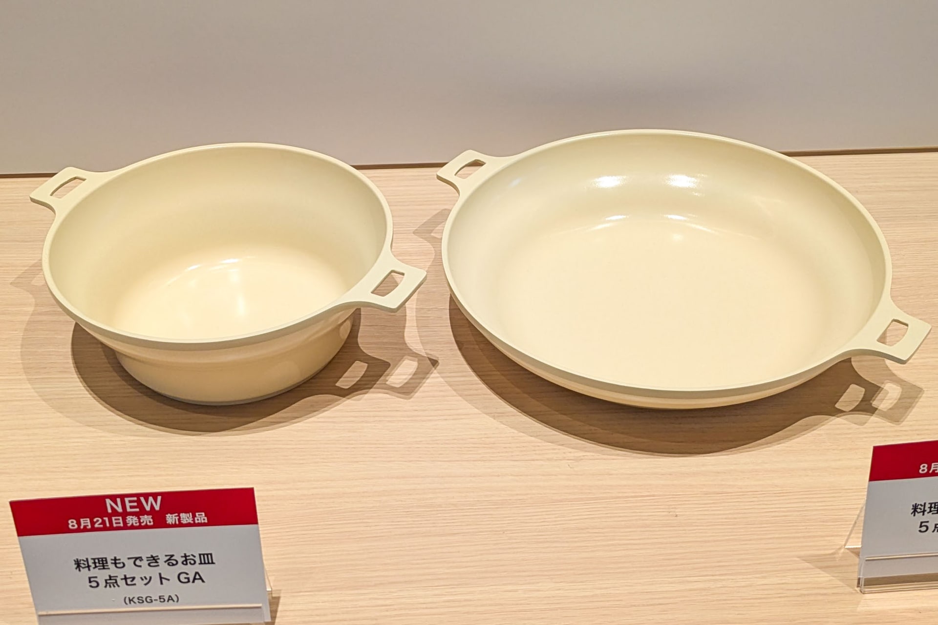 「料理もできるお皿5点セット」